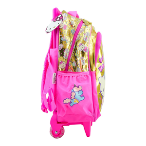 کوله پشتی چرخدار 40 سانتی هلو کیتی آبنباتی Trolly Bag - Hello Kitty